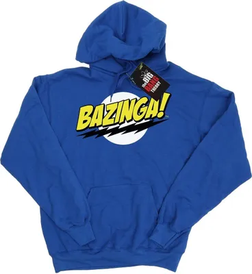 Produktbild von The Big Bang Theory - "Bazinga" Kapuzenpullover für Damen BI3568 (M) (Königsblau)