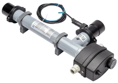 Produktbild von Dapra EWT 18 kW Elektroheizer Titan Wärmetauscher Poolheizung Schwimmbadheizung