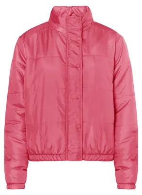 Produktbild von Damen Blousonjacke rosa gesteppt glänzend leicht wattiert Größe M