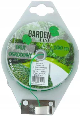 Immagine prodotto di Filo metallico per legare piante, 100 m – Filo per alberi e fiori – Giardino – Fascette con taglierina