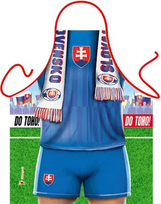 Produktbild von Schürze für slowakische Fußballfans