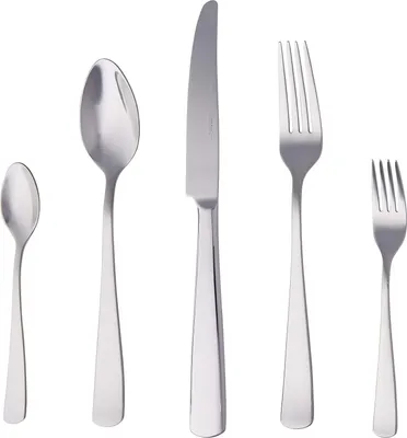 Immagine prodotto di Set di posate da 20 pezzi per 4 persone - Acciaio inossidabile - Argento