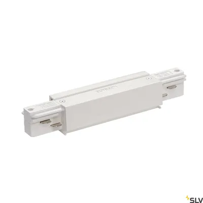 Produktbild von SLV 1001517 EUTRAC Längsverbinder mit Einspeisemöglichkeit verkehrsweiss