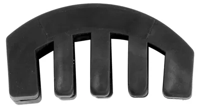Image de Sourdine d'entraînement pour violon en caoutchouc permettant de réduire le volume sonore, pour débutants et mélomanes, noir