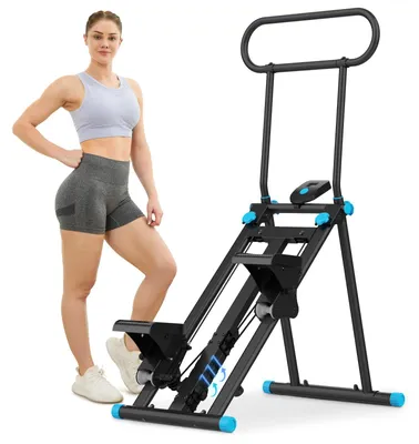 Produktbild von Vertikale Klimmgeräte, Schwarz – Faltbar und tragbar – Für Fitness und Heimfitnessgeräte