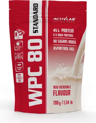 Produktbild von Activlab WPC 80 Standard 700g, 100 % reines Molkenproteinkonzentrat - natürlich