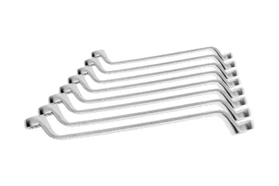 Produktbild von Hogert Technik Doppel-Ringschlüsselsatz HT1W598 Chrom-Vanadium-Stahl 1.33kg