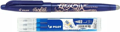 Produktbild von Frixion Ball 1.0 blau + 3 Ersatzminen blau