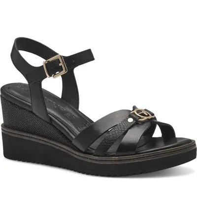 Produktbild von Tamaris Damen Klassische Sandalen 1-28010-42 001 Farbe: Schwarz Größe: 40
