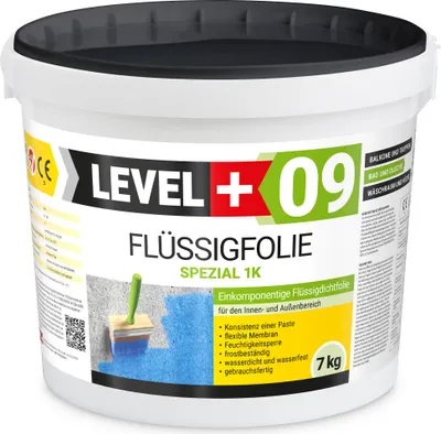 Produktbild von Dichtfolie 7kg Flüssigfolie Bad und Balkon Abdichtung Wasserdicht LEVEL+ RM09