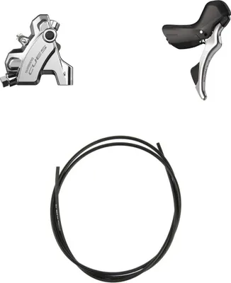 Imagen del producto de SHIMANO, sistema de freno de disco trasero CUES ST-U6030/BR-U6030, 1700 mm, color plateado - potente...