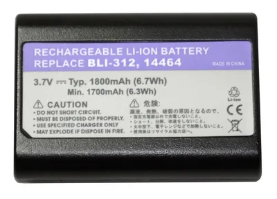 Zdjęcie produktu dla Bateria PowerSmart 2PCS 1800mAh do LEICA BM8, Leica M8, Leica M8.2, Leica M9, Leica ME 14464, BLI-312