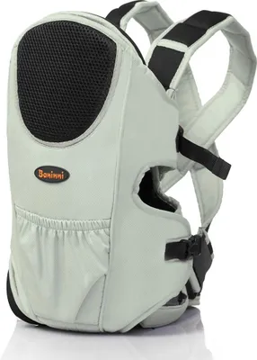 Obrázok produktu pre Baninni Detské nosítko - Sacco Prestigio 2-in-1 Belly Carrier Black - Grey