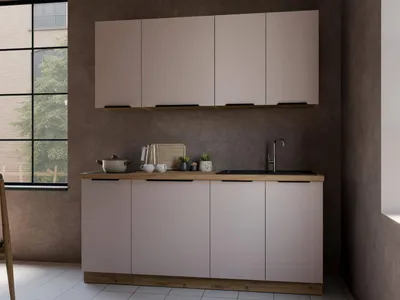 Produktbild von Küchenmöbel-Set Solea Cashmere 180cm mit Arbeitsplatte