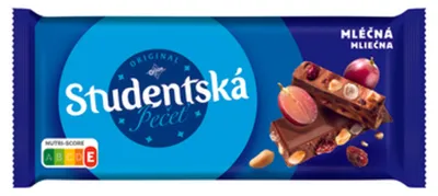 Obrázek produktu pro Czekolada mleczna Studentska 170 g