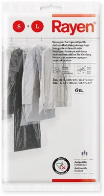 Produktbild von MottenSchutzbezüge transparent lavender Duft hochwertig 6er Set