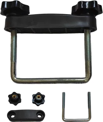 Productafbeelding van Metalen bagagedragerclips met boutklemmen, 12 cm