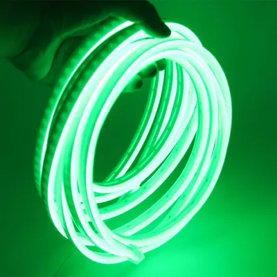 LED-Neonstreifen 5m grün, flexibel, wasserdicht, DC 12V, 120 LEDs