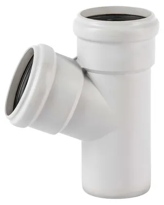 Obrázek produktu pro Odbočka odpadní odhlučněná Osma Skolan Safe SKEA 67°, DN 78 x 78, světle šedá
