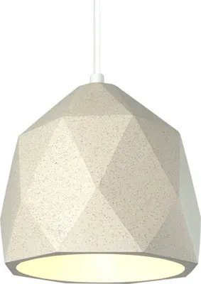 Produktbild von Hängelampe, E27, Lampe Für Wohnzimmer Esszimmer Küche, Höhenverstellbar Farbe Beton-Sandstein-Weiß