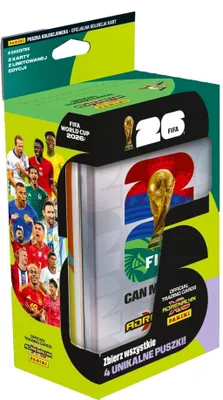 Obrázok produktu pre Panini Fifa World Cup 2026 Large Tin, 6 Pouches, 2 Limited Edition Cards