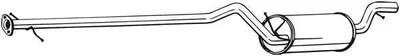 Produktbild von Bosal Mittelschalldämpfer  287-077