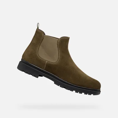 Produktbild von Geox Khakifarbene Herren-Ankle-Boots von Andalo 42