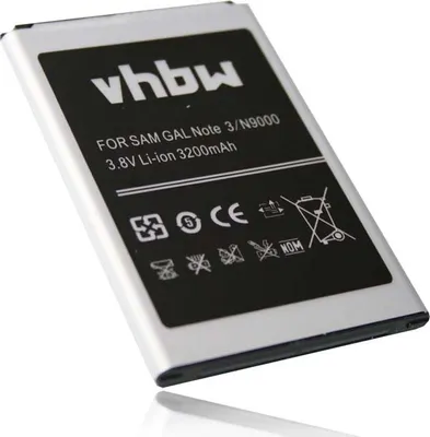 Produktbild von vhbw Akku kompatibel mit Samsung Galaxy SMN900VZWE, SMN900VZKE Handy Smartphone Telefon (3200 mAh, 3,8 V, Li-Ion)