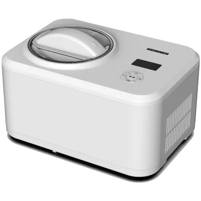 Obrázek produktu pro Heinner HICM-150WHYG, Kompresorový zmrzlinovač, 1,5 l, 1 misky/misek, Bílá, LED, Knoflíky