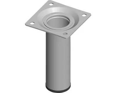 Immagine prodotto di Gamba per mobili Ø 30x100 mm argento