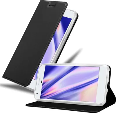 Immagine prodotto di Cadorabo custodia per telefono cellulare per Google PIXEL custodia protettiva in nero Cover Etui Book Case Booklet
