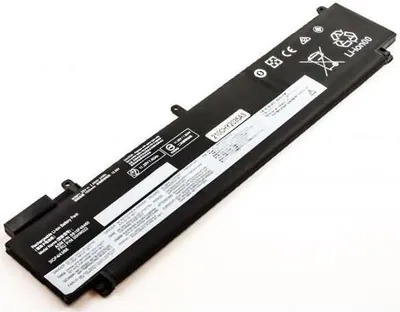 Produktbild von Akku für Lenovo ThinkPad T460s 20F9005Y Li-Pol 11,4 Volt 2000 mAh schwarz