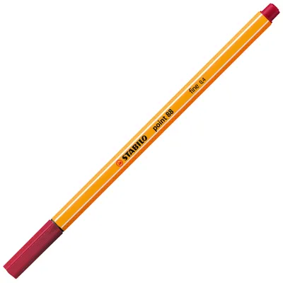 Produktbild von Fineliner - STABILO point 88 - Einzelstift - dunkelrot