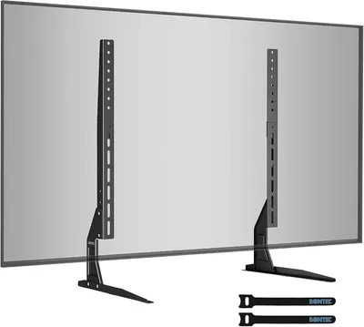 Obrázok produktu pre Výškovo nastaviteľný stojan na televízor – stojan na televízor – podstavec pre LCD, LED, OLED a plazmové televízory s uhlopriečkou 22–65 palcov – maximálna podpora VESA 800 x 400 mm – nosnosť do 50 kg