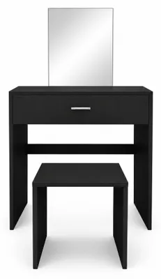 Produktbild von Aga Schminktisch mit Hocker MRDT13-MB Schwarz