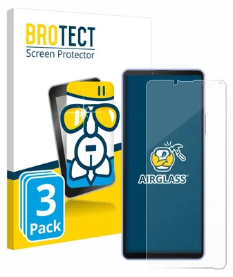 Produktbild von 3x BROTECT Schutzglas für Sony Xperia 10 IV Schutzfolie Panzer Folie Glas Display Schutz klar