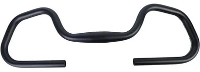 Productafbeelding van Fietsstuur - Toerfietsstuur - Comfortabel fietsen - Aluminium constructie - 580 mm breed - Zwart