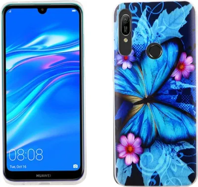 A smartphone and a phone case are displayed side-by-side.