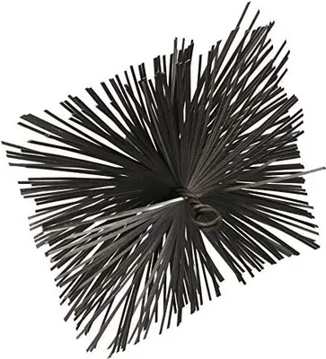 Produktbild von KOTARBAU Schornsteinbesen 180 x 180 mm Aus Federstahl Eckig Kaminbesen Rußbesen Kaminbürste Kaminreiniger Gemauerte Schornstein Kamin