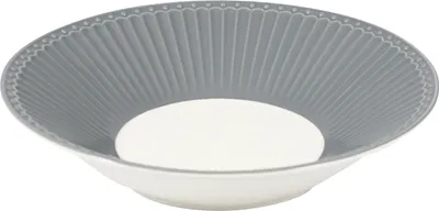 Produktbild von Greengate Alice Pastateller stone grey 23 cm