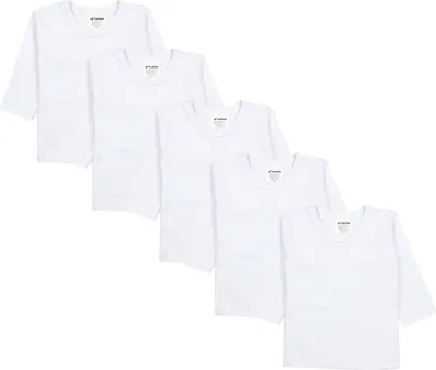 Produktbild von TupTam Baby Jungen Langarmshirt Gestreift 5er Set, Farbe: Weiß, Größe: 56