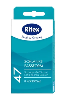 Produktbild von 8 Ritex 47 Kondome - extra kleine Kondome 47mm -  Germany