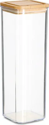 Produktbild von ZELLER 14769 Vorratsdose 1900 ml aus Kunststoff mit Bambusdeckel