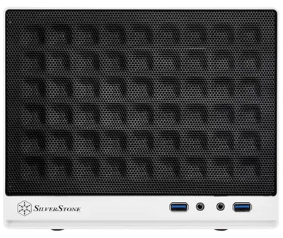 Zdjęcie produktu dla Silverstone SG13, Mini Tower, PC, Czarny, Biały, Mini-ATX, Mini-DTX, Stal, 6,1 cm