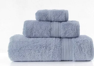 Produktbild von Handtuch aus ägyptischer Baumwolle, dick 600 g/m² Egyptian Baumwolle 30x50cm Blau