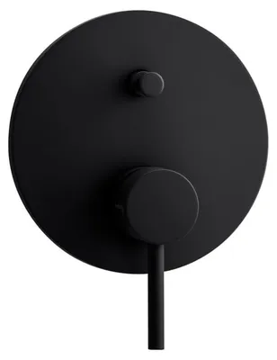 Produktbild von Herzbach DEEP BLACK Wannenfüll- und Brausebatterie Farbset