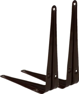 Obrázok produktu pre KOTARBAU® Sada 2 policových nosičov 175x150 mm Nástenné policové nosiče Brazen