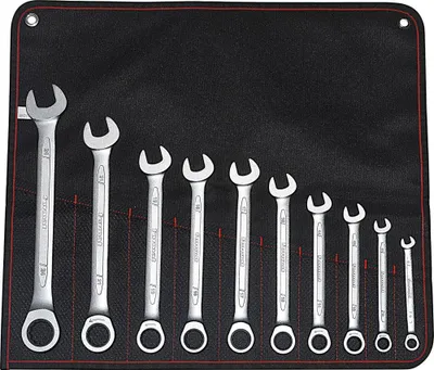 Immagine prodotto di Set di chiavi a cricchetto ad anello, 8-24 mm, 10 pezzi