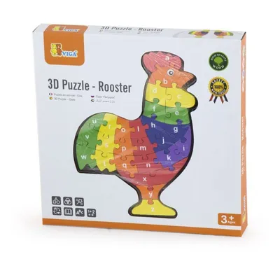 Imagen del producto de Rompecabezas 3D - El búho con letras