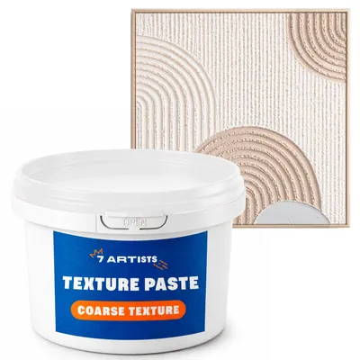 Produktbild von 7 Artists Texture Strukturpaste für Acrylmalerei Groß 280 ml - Spachtelmasse Acrylmalerei/Strukturpaste Leinwand & Kunstmalerei für Erwachsene